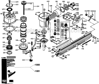 Part Location Diagram of 909489 Porter Cable Safety Guide